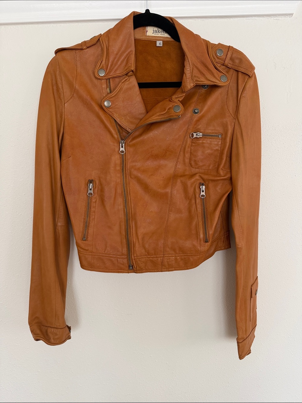 Pure leather jacket